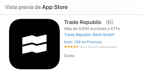 Reseñas en App Store para Trade Republic
